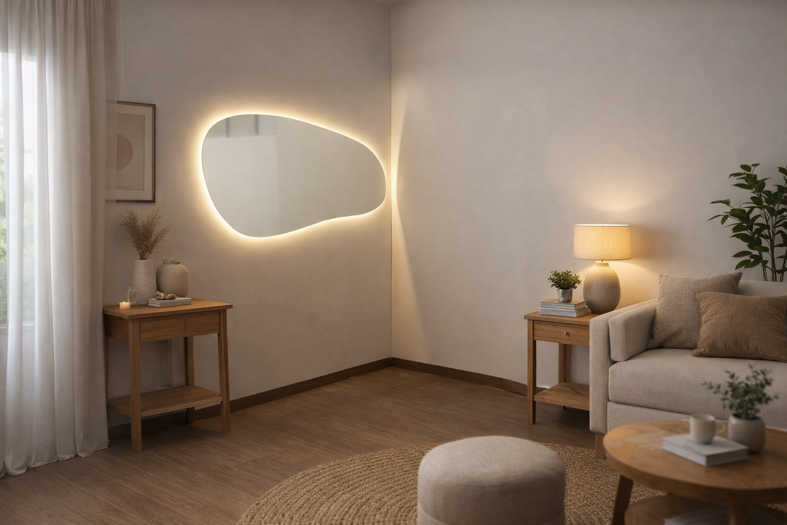Espejo LED Orgánico