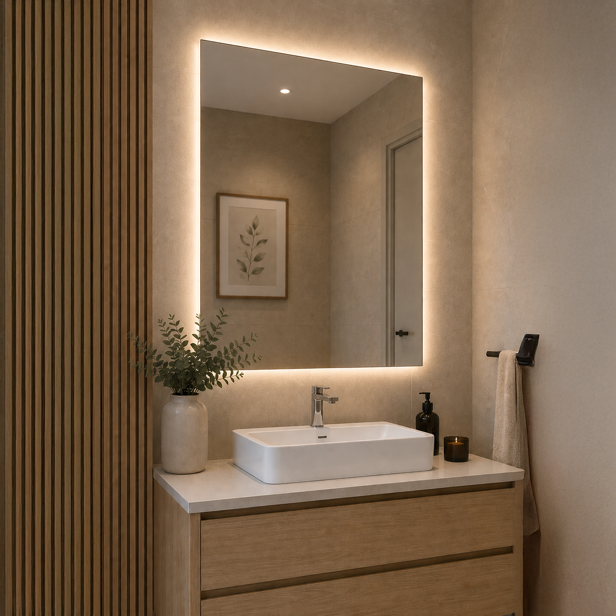 Espejo Led Rectangular
