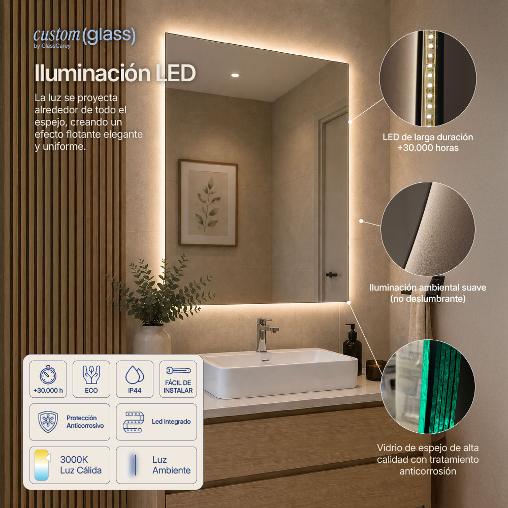 Espejo Led Rectangular - Imagen 5